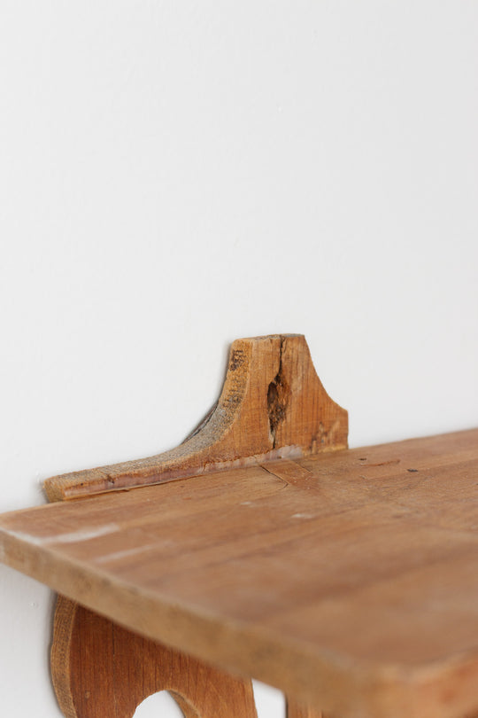 vintage french farmhouse wall mounted shelf