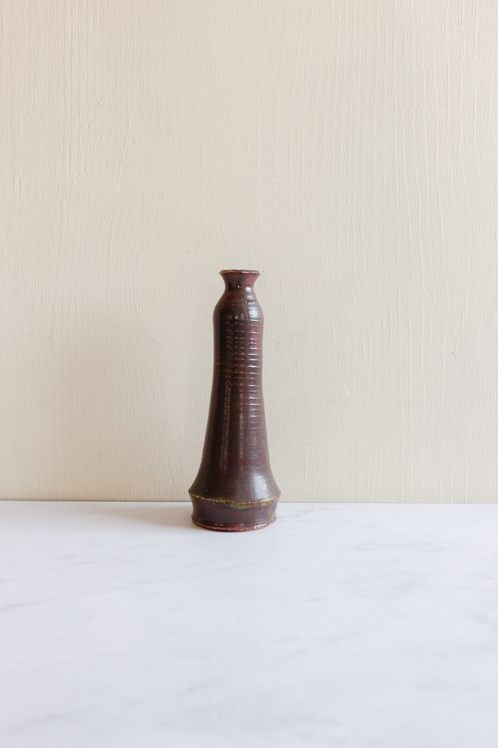 vintage french studio pottery bud vase