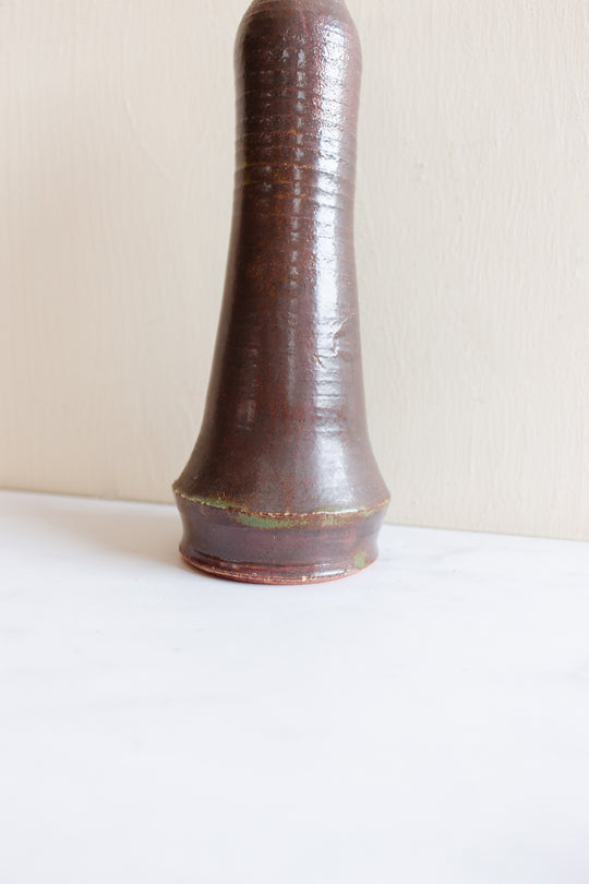 vintage french studio pottery bud vase