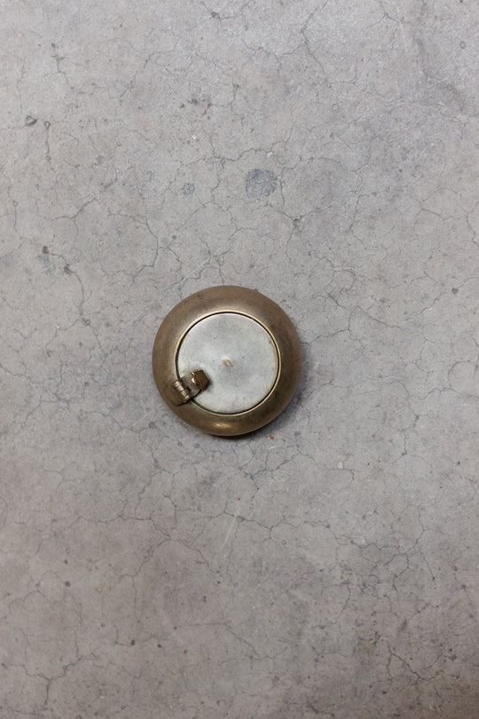 1960s french brass pocket ashtray