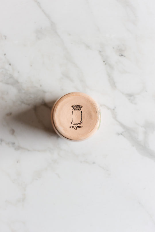 antique longwy children's dish boxed set