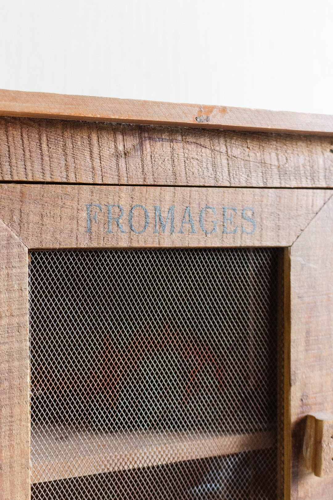 vintage french "fromages" garde-manger