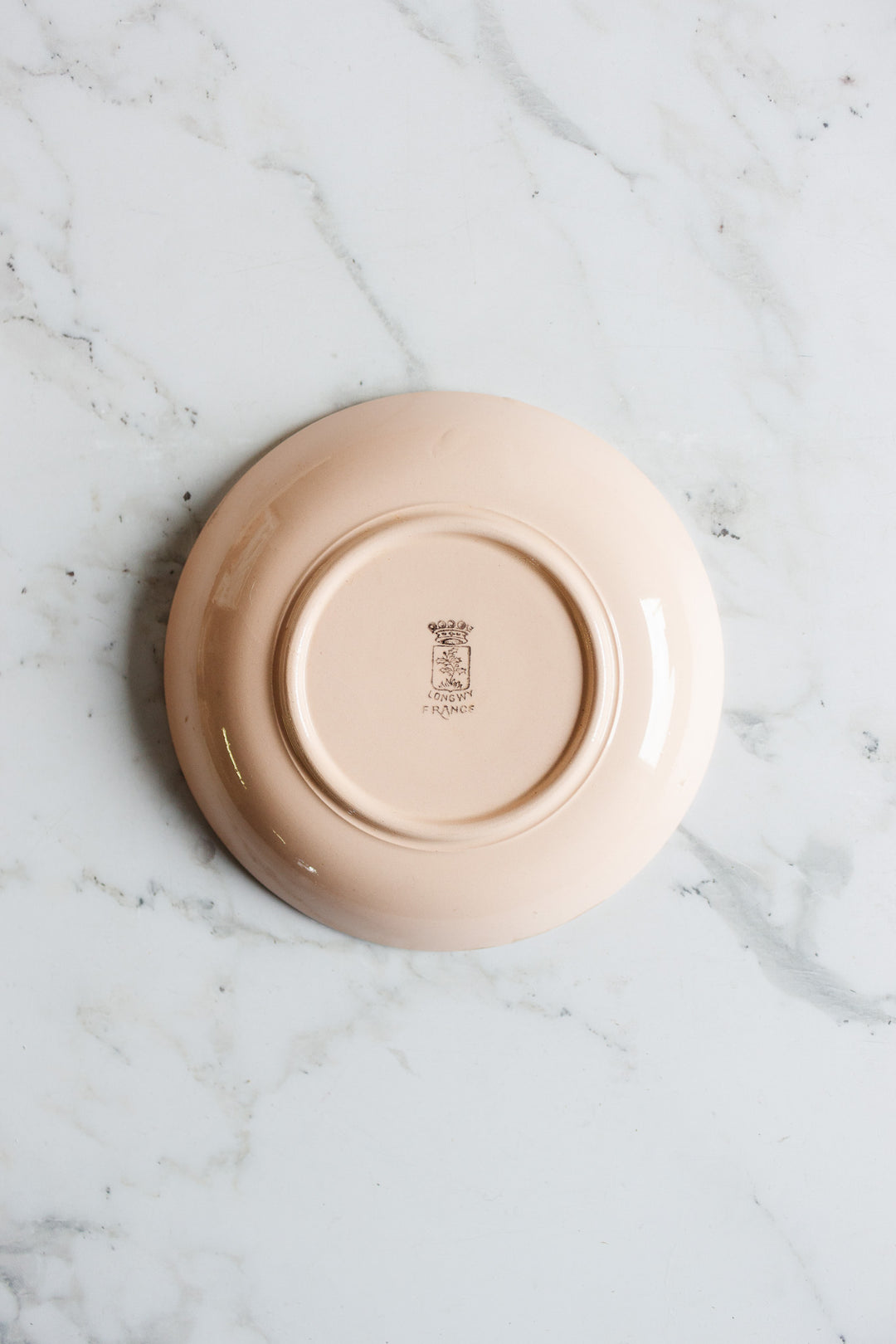 antique longwy children's dish boxed set