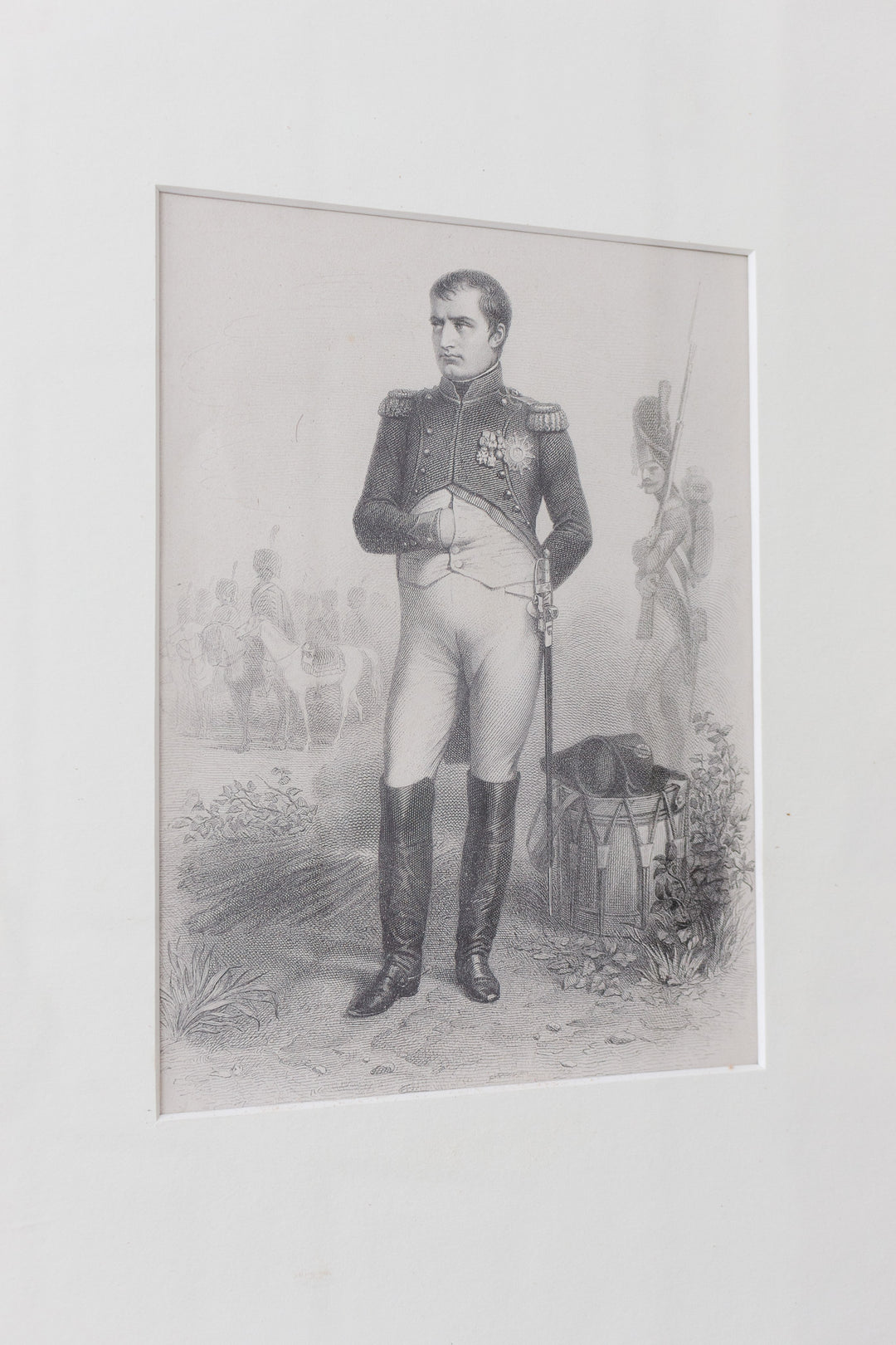 napoleon antique engraving