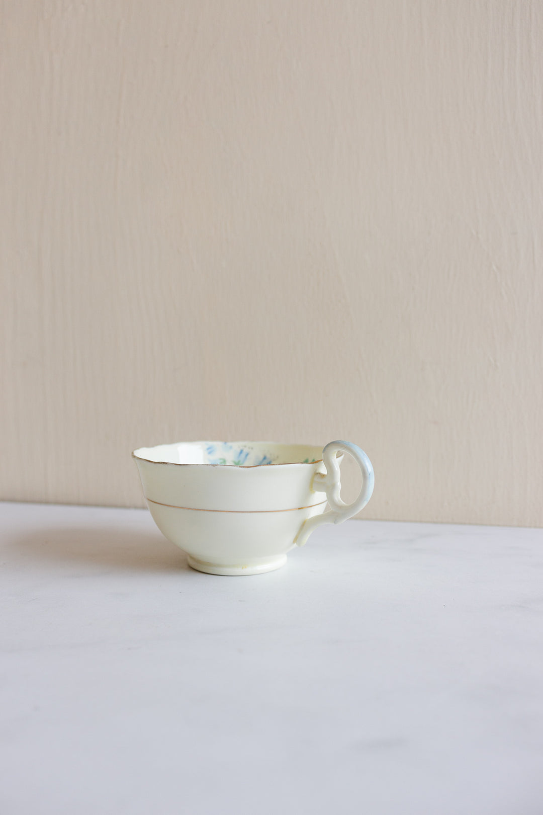 set of 2 floral antique Grafton teacups