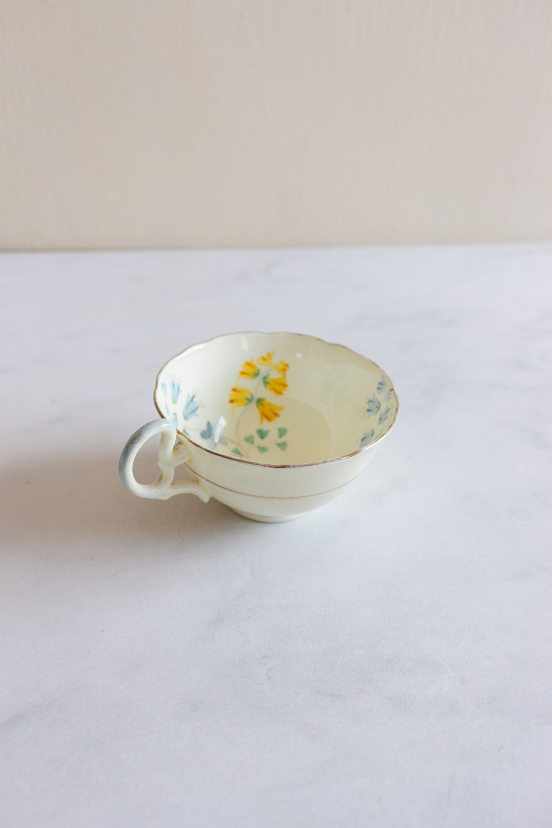 set of 2 floral antique Grafton teacups