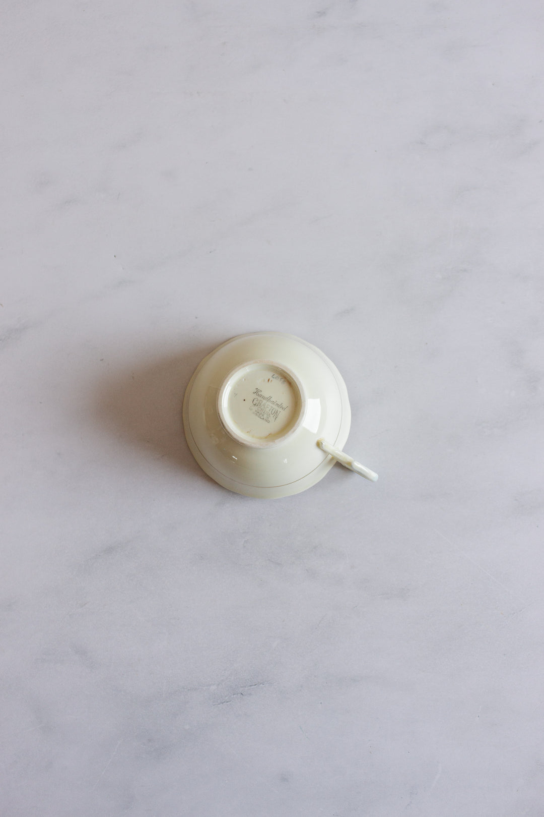 set of 2 floral antique Grafton teacups