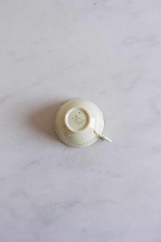 set of 2 floral antique Grafton teacups