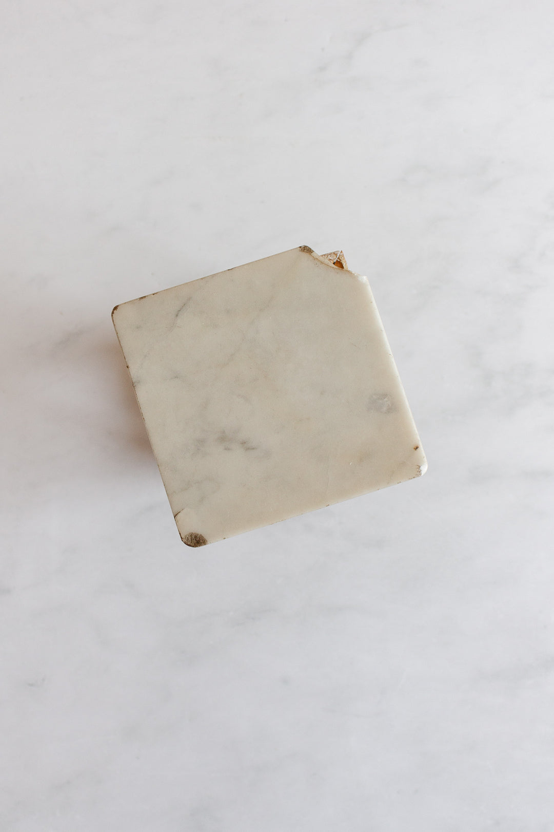 turn of the century French salesman sample faux bamboo chevet with marble top