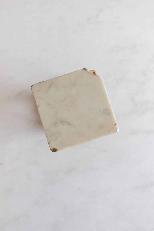 turn of the century French salesman sample faux bamboo chevet with marble top