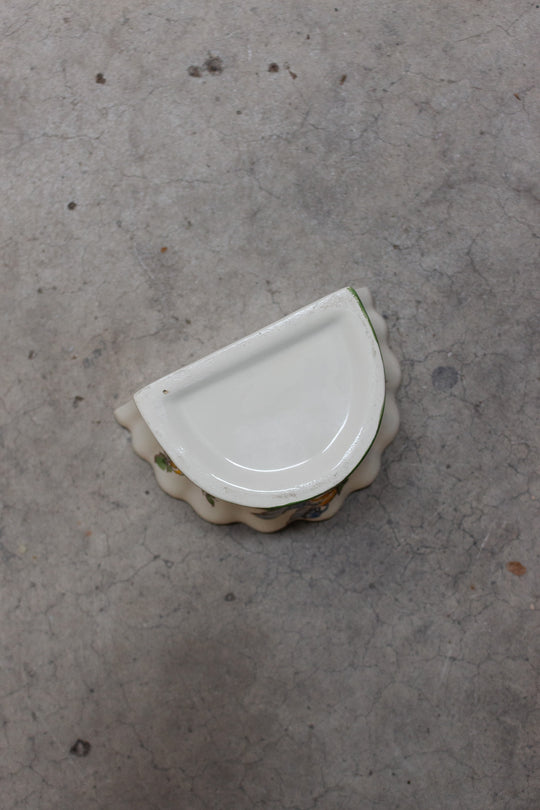vintage french moustiers bouquetière