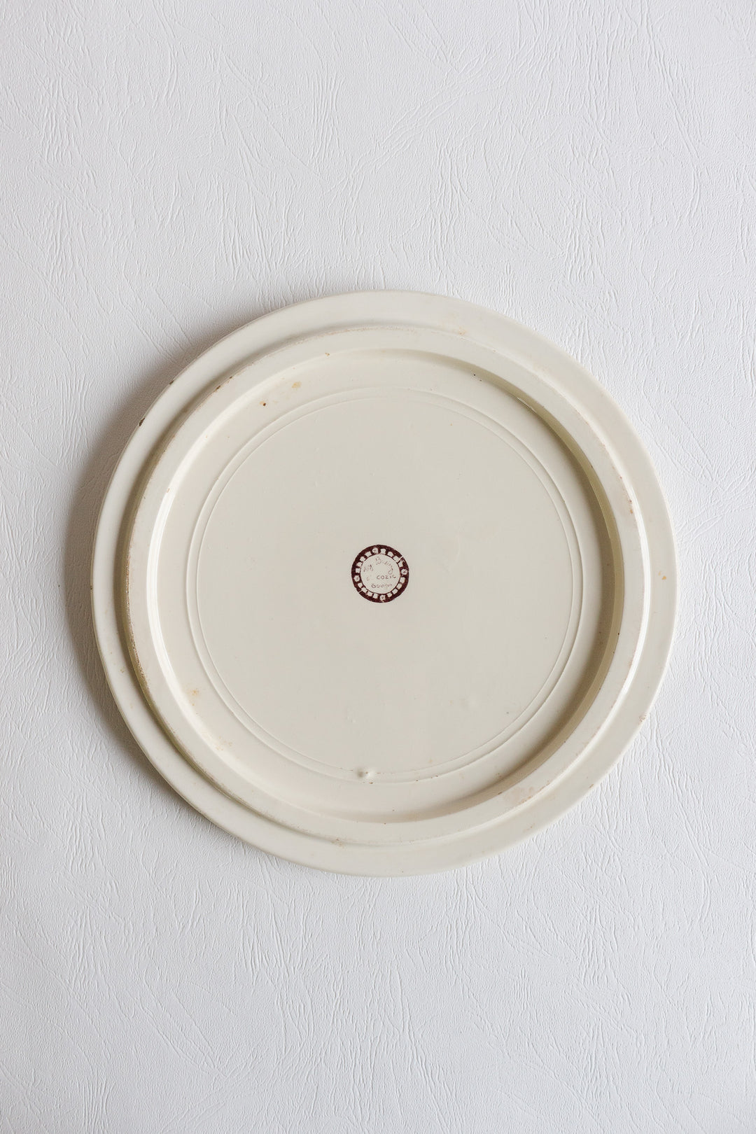 vintage french breton faience cake plate par Ty Breiz