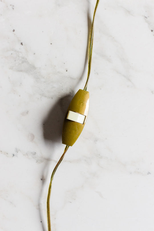 antique french cast brass lamp