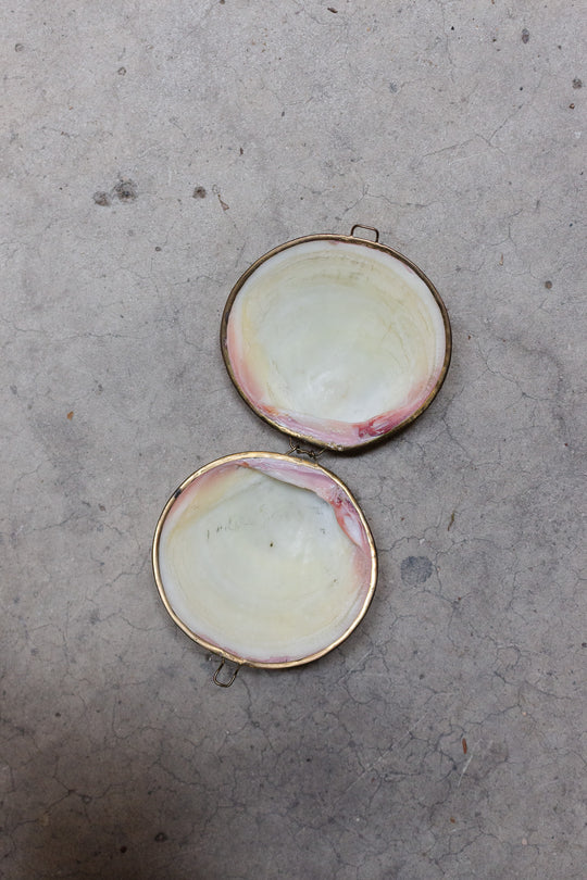 vintage french coquillage trinket box
