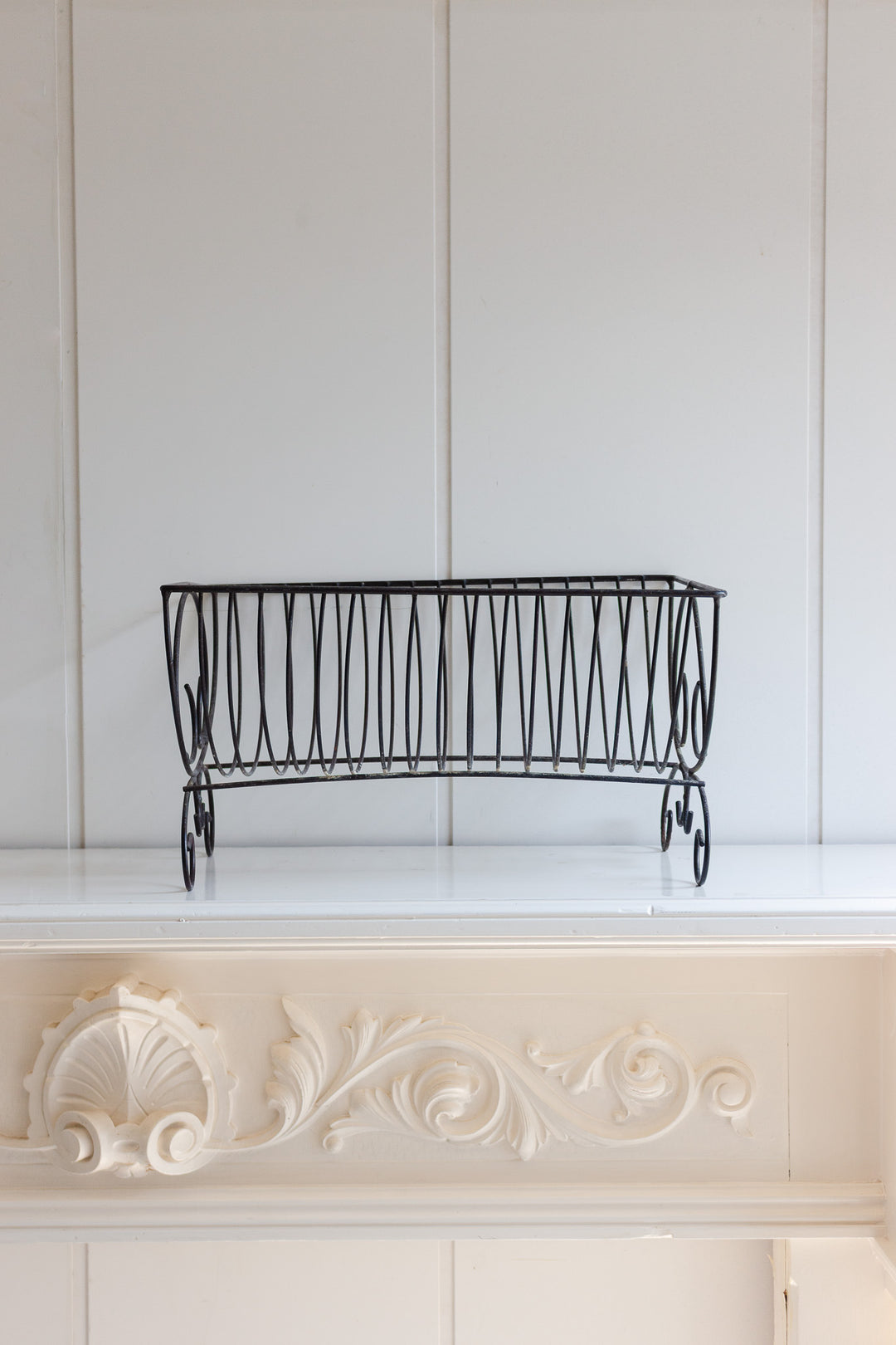 vintage french metal dish rack