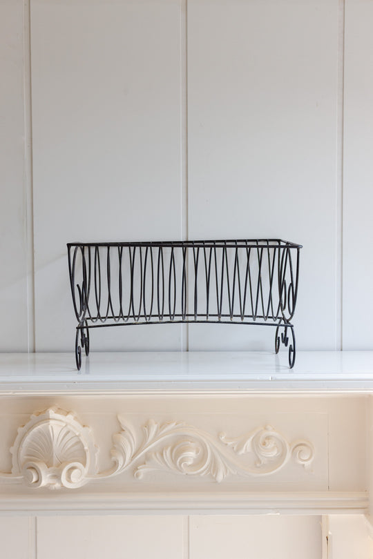 vintage french metal dish rack