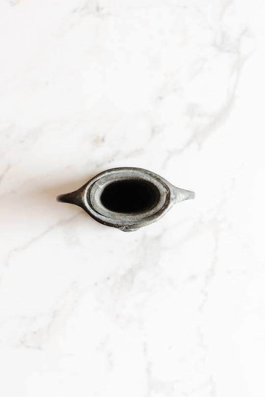 turn of the century French Ettlinger Frères pewter art nouveau vase