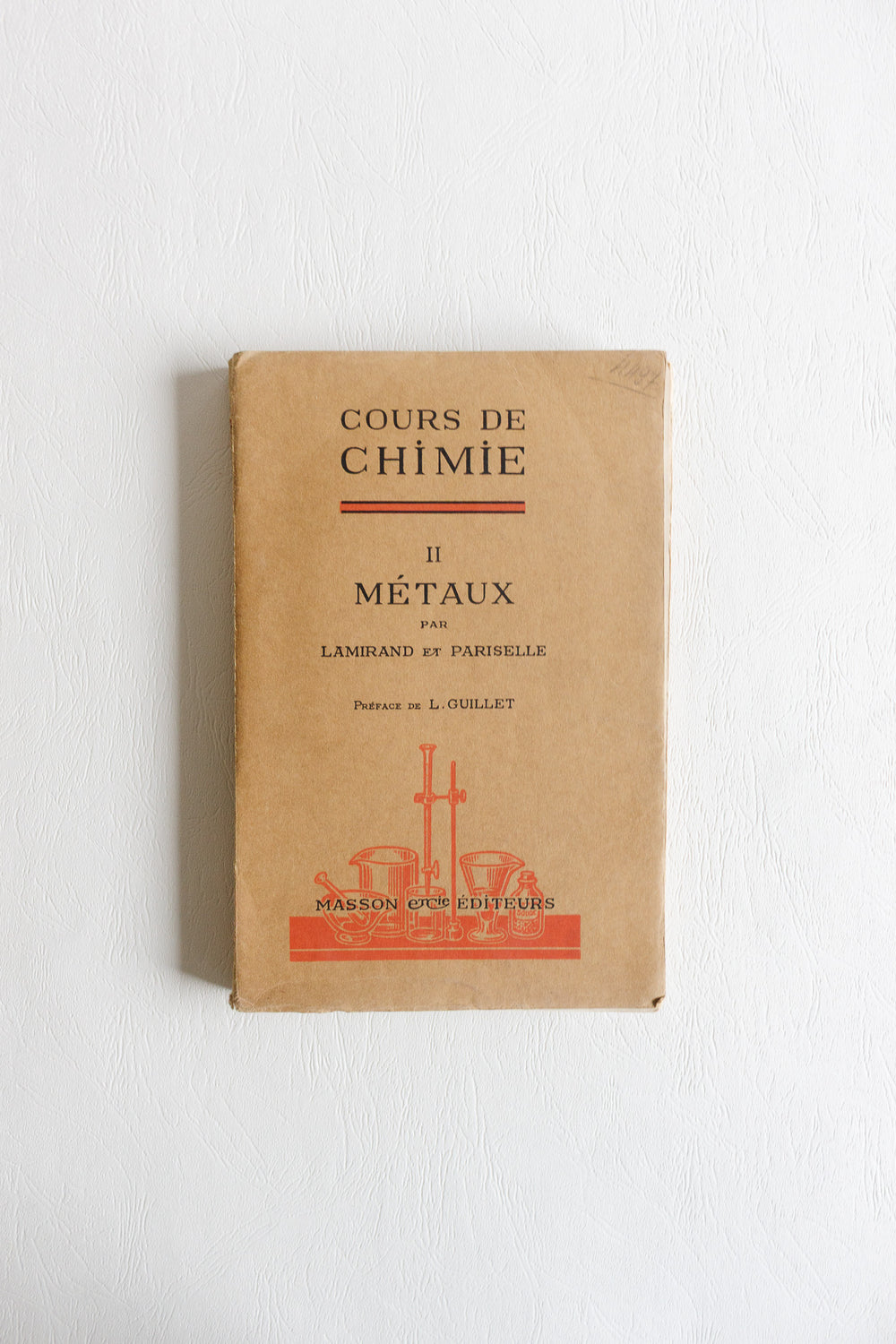 "cours de chimie métaux" vintage french book tome ii