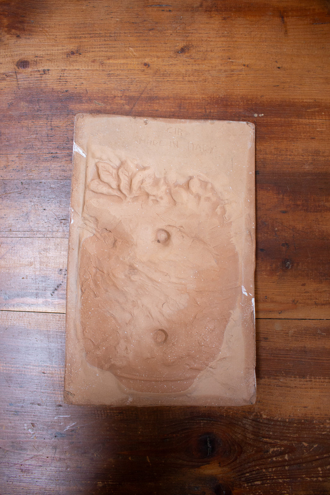 extra large vintage italian terra cotta tile