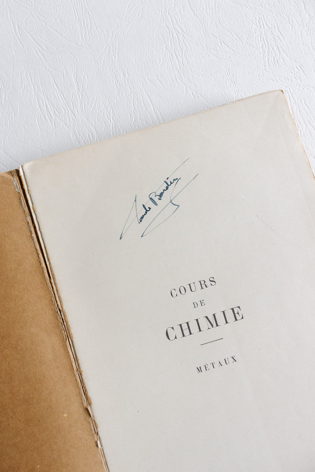"cours de chimie métaux" vintage french book tome ii
