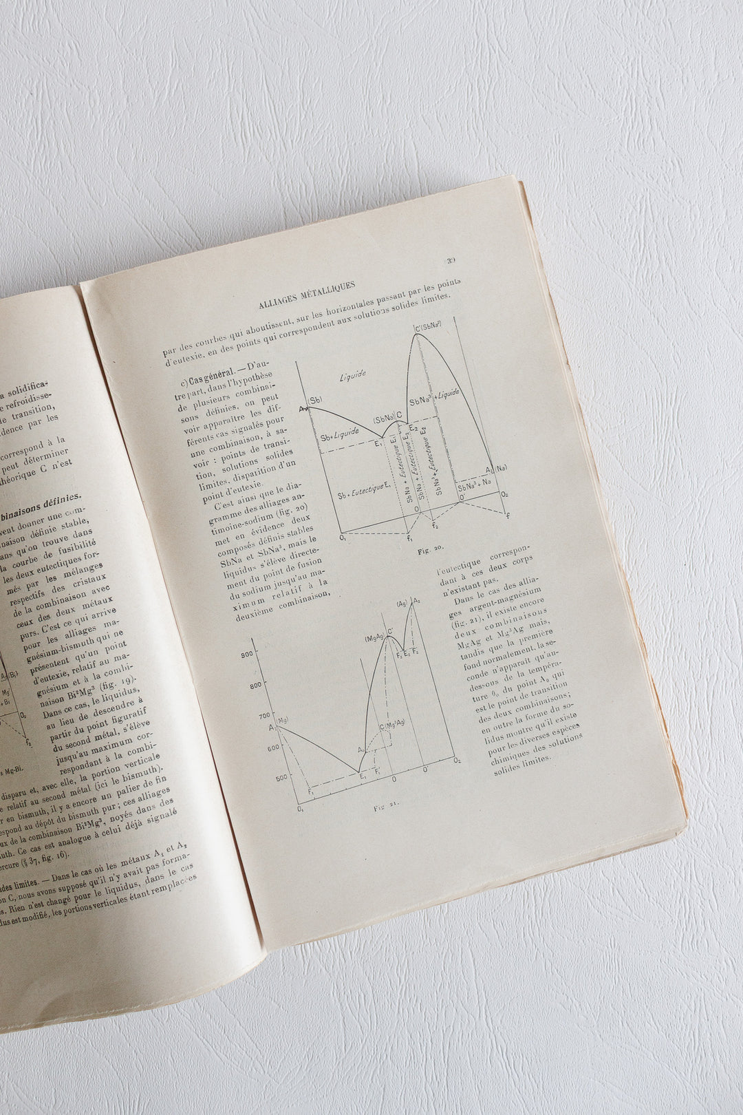 "cours de chimie métaux" vintage french book tome ii