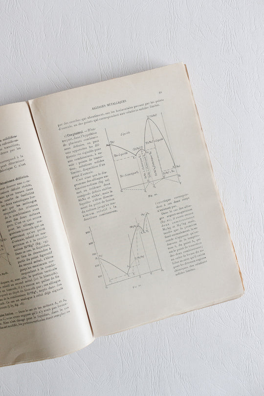 "cours de chimie métaux" vintage french book tome ii