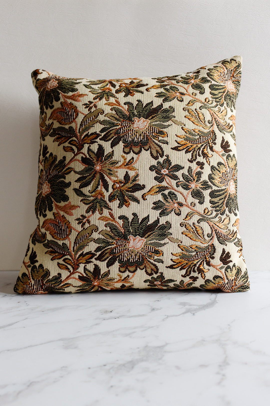 midcentury french tapestry pillow