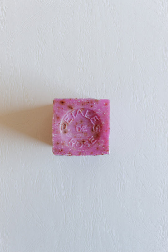 savon de marseille, rose