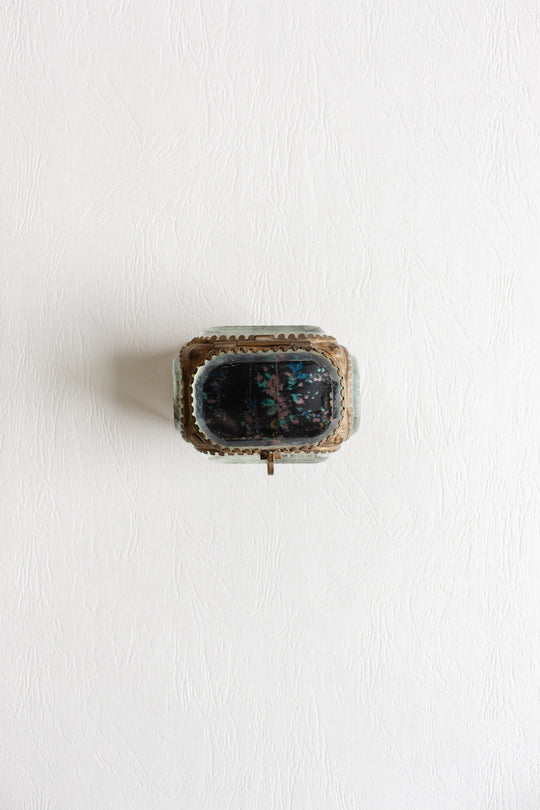 1920s french beveled glass bijoux casket
