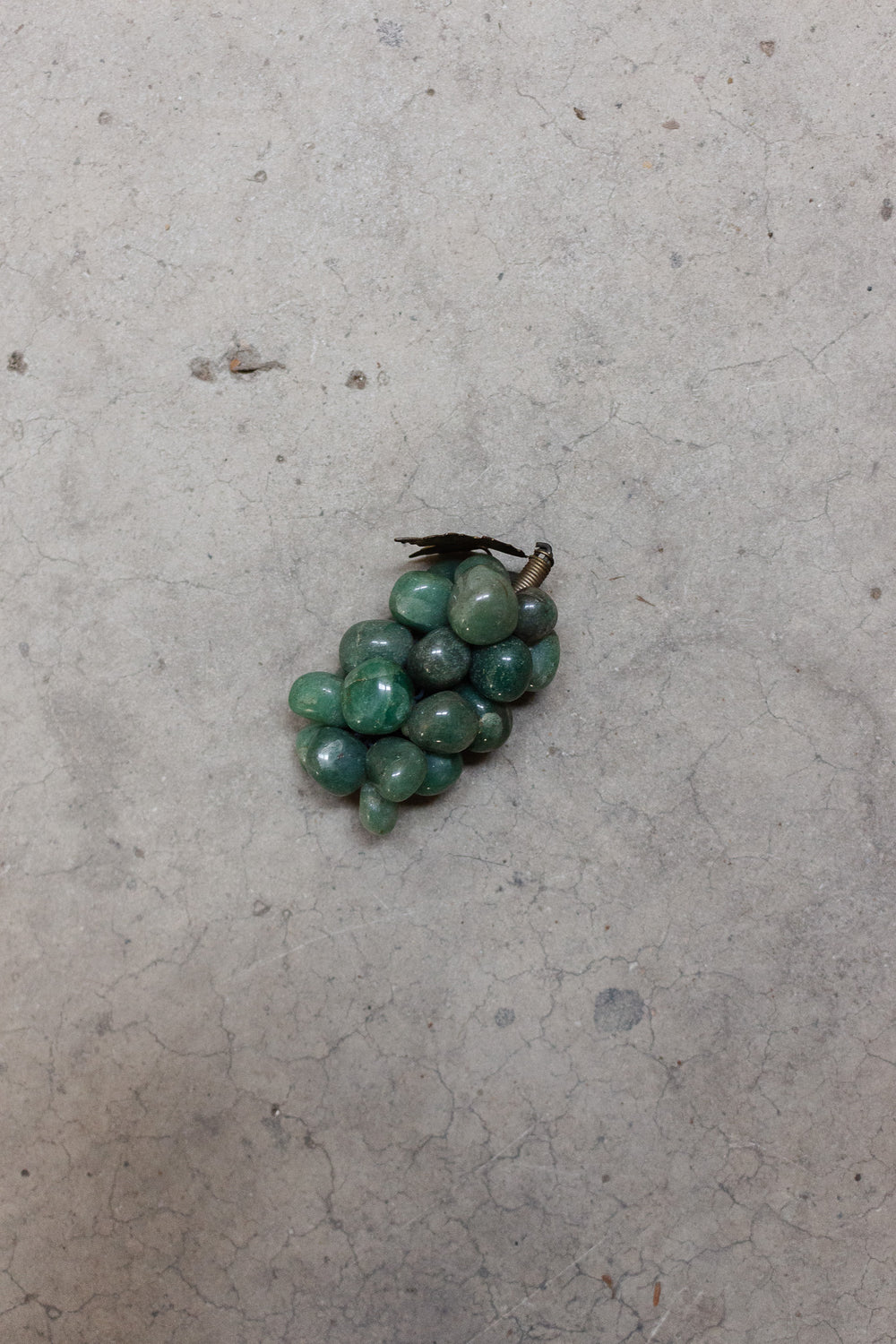 vintage french stone grape cluster