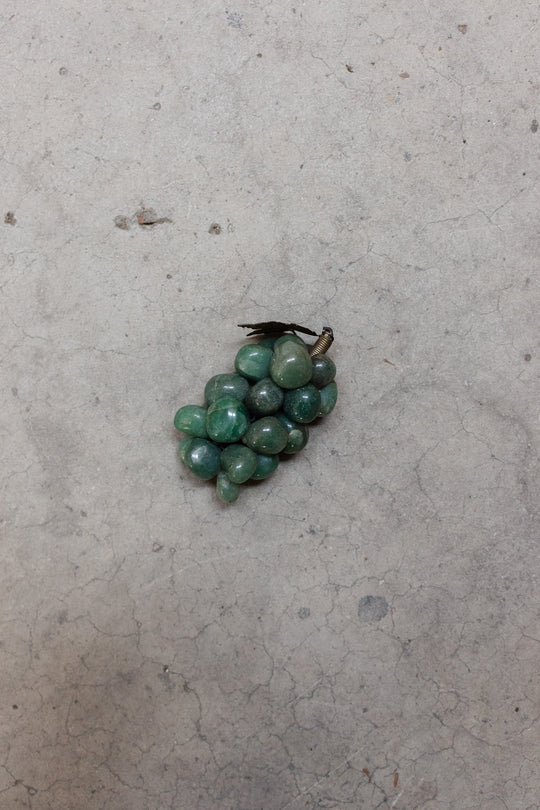 vintage french stone grape cluster