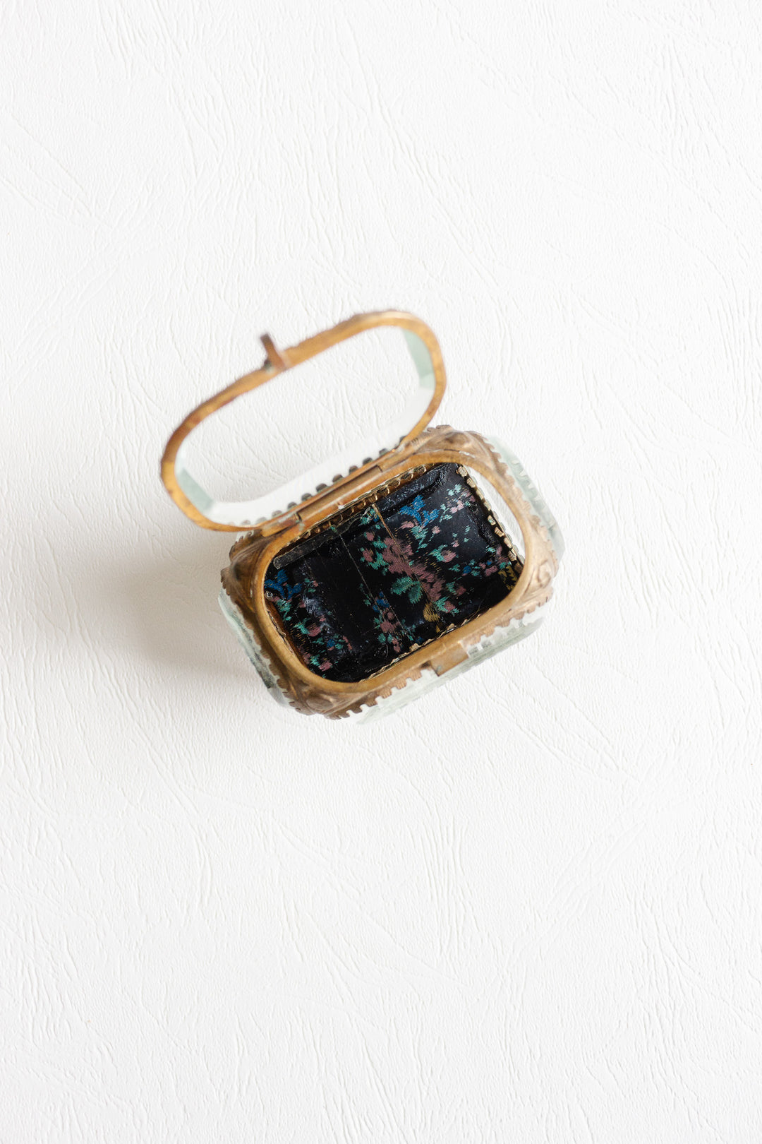 1920s french beveled glass bijoux casket