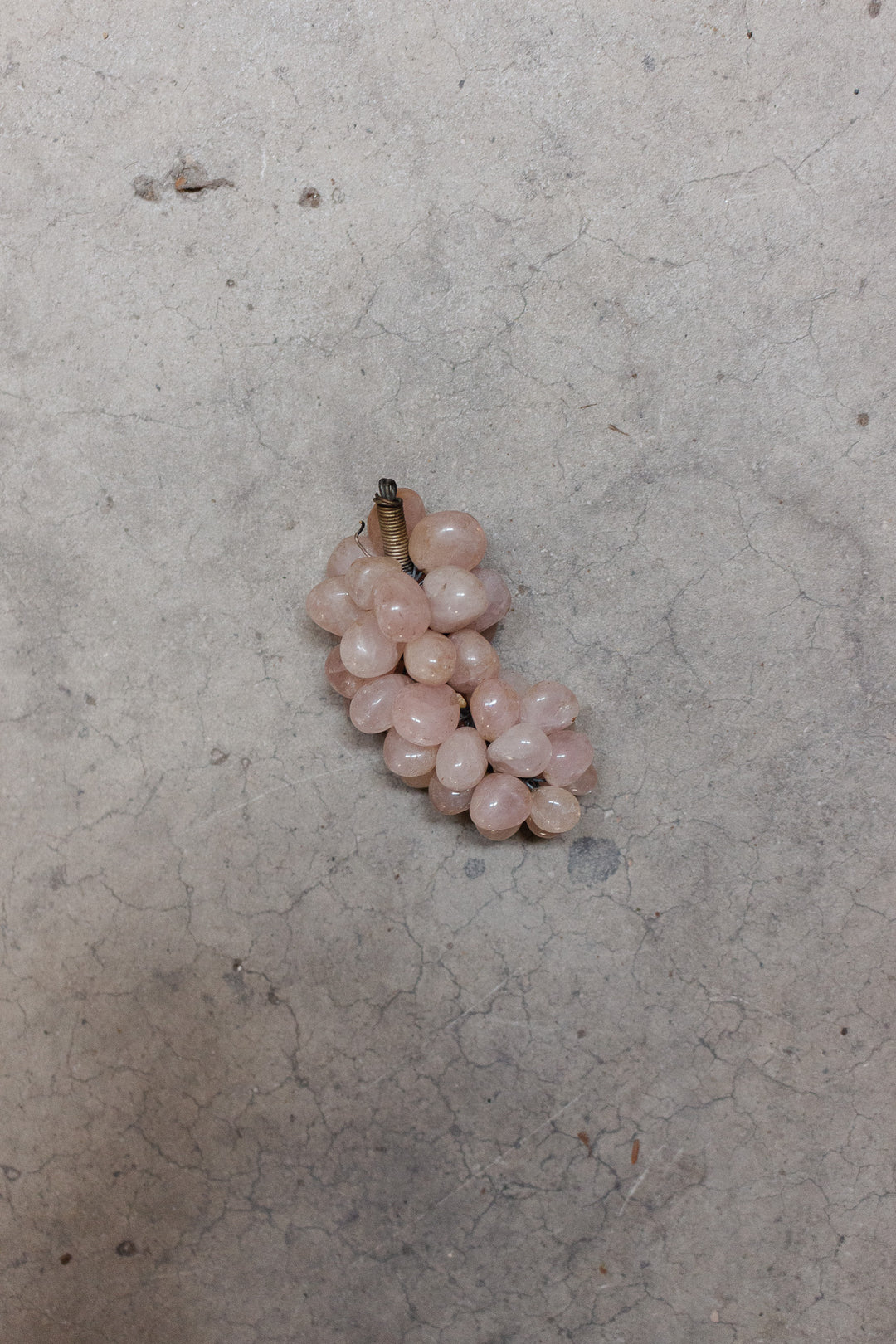 vintage french stone grape cluster