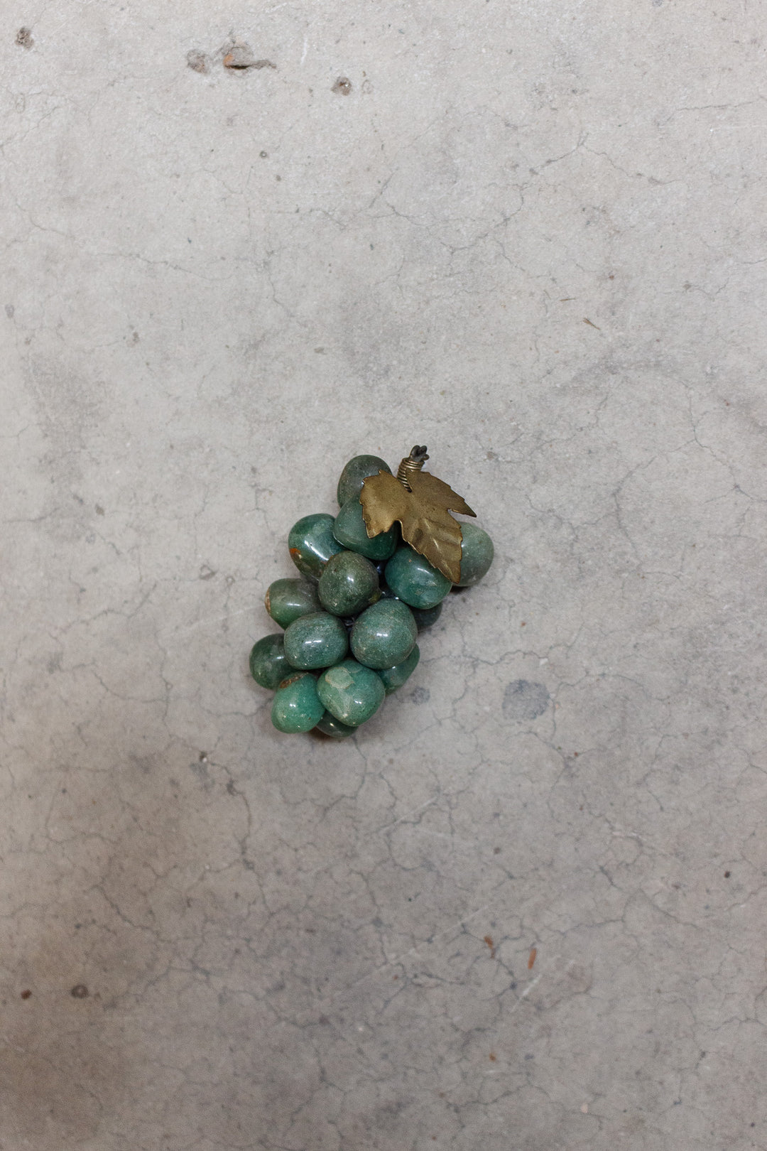 vintage french stone grape cluster