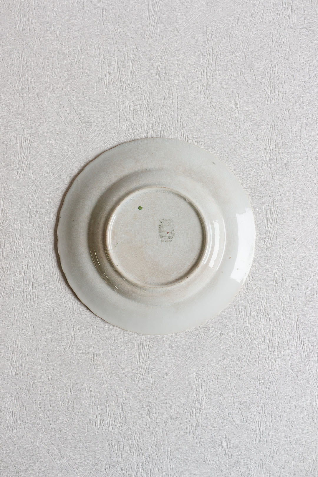 pair of faiencerie d'Onnaing plates circa 1890 - 1910