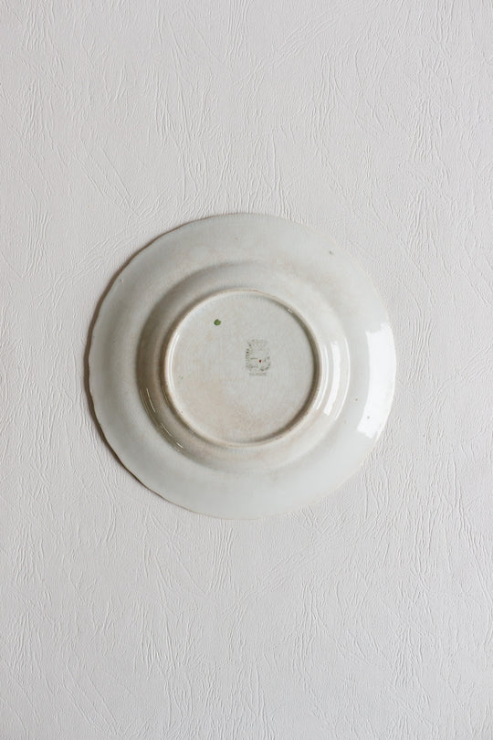 pair of faiencerie d'Onnaing plates circa 1890 - 1910