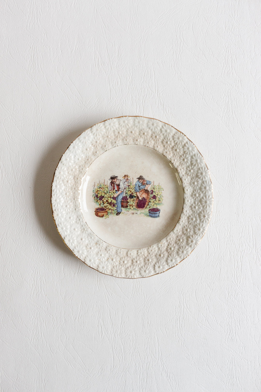pair of faiencerie d'Onnaing plates circa 1890 - 1910
