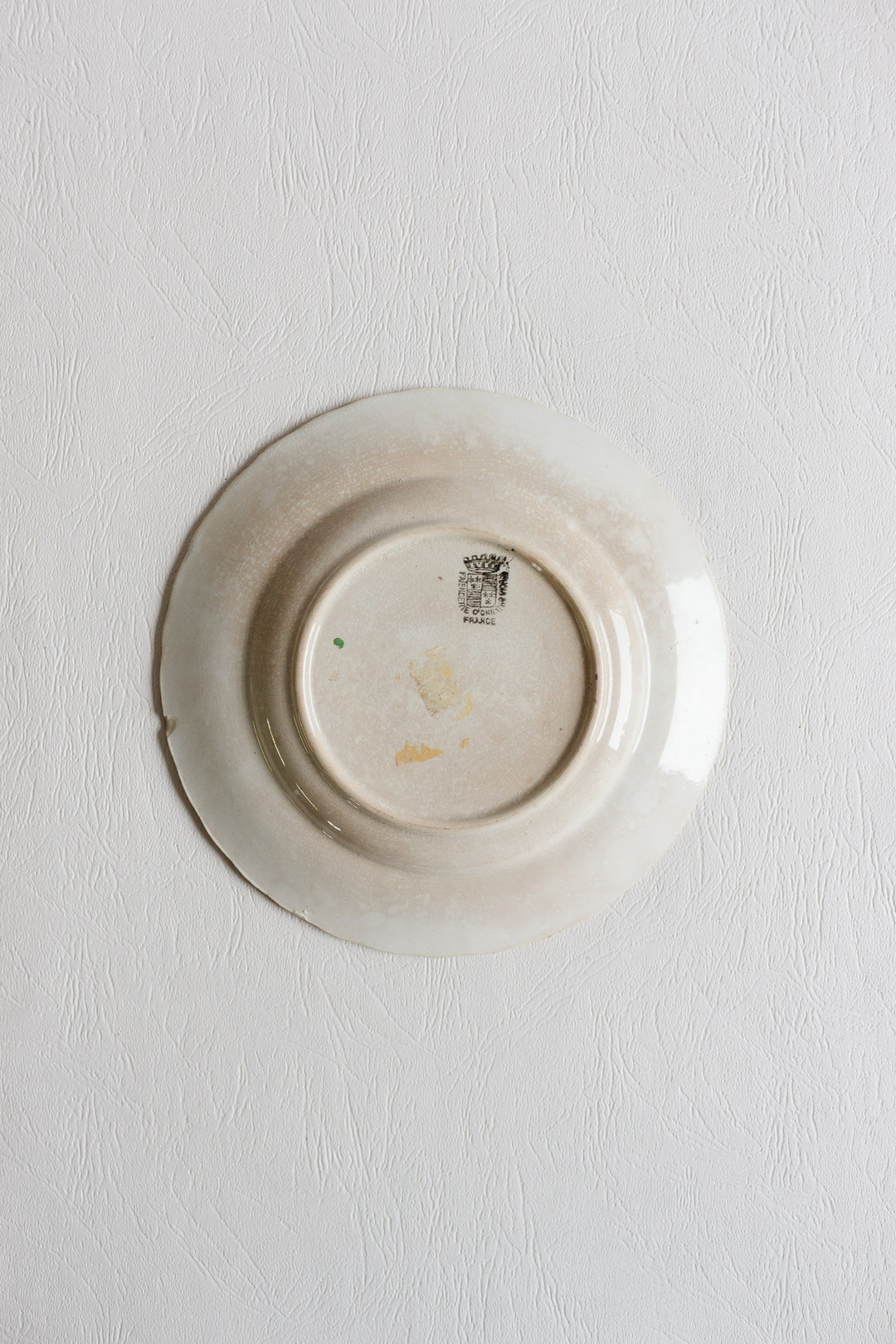 pair of faiencerie d'Onnaing plates circa 1890 - 1910