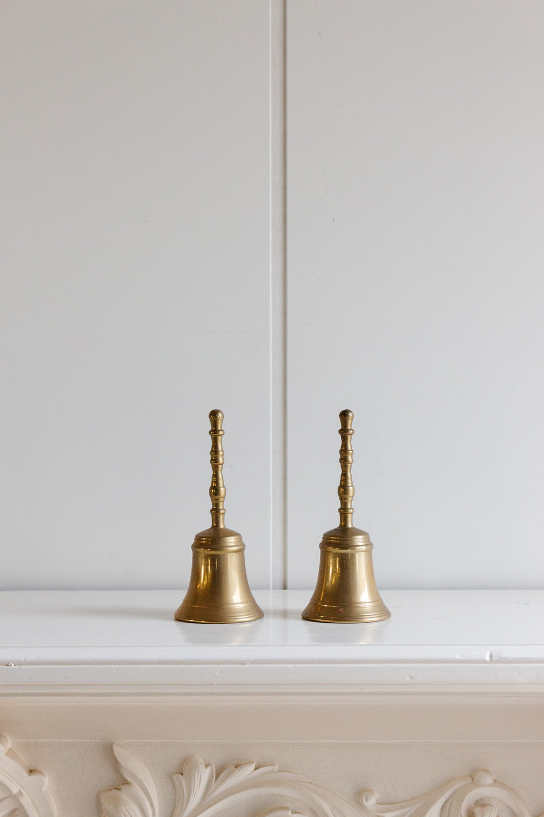 vintage french brass altar bell