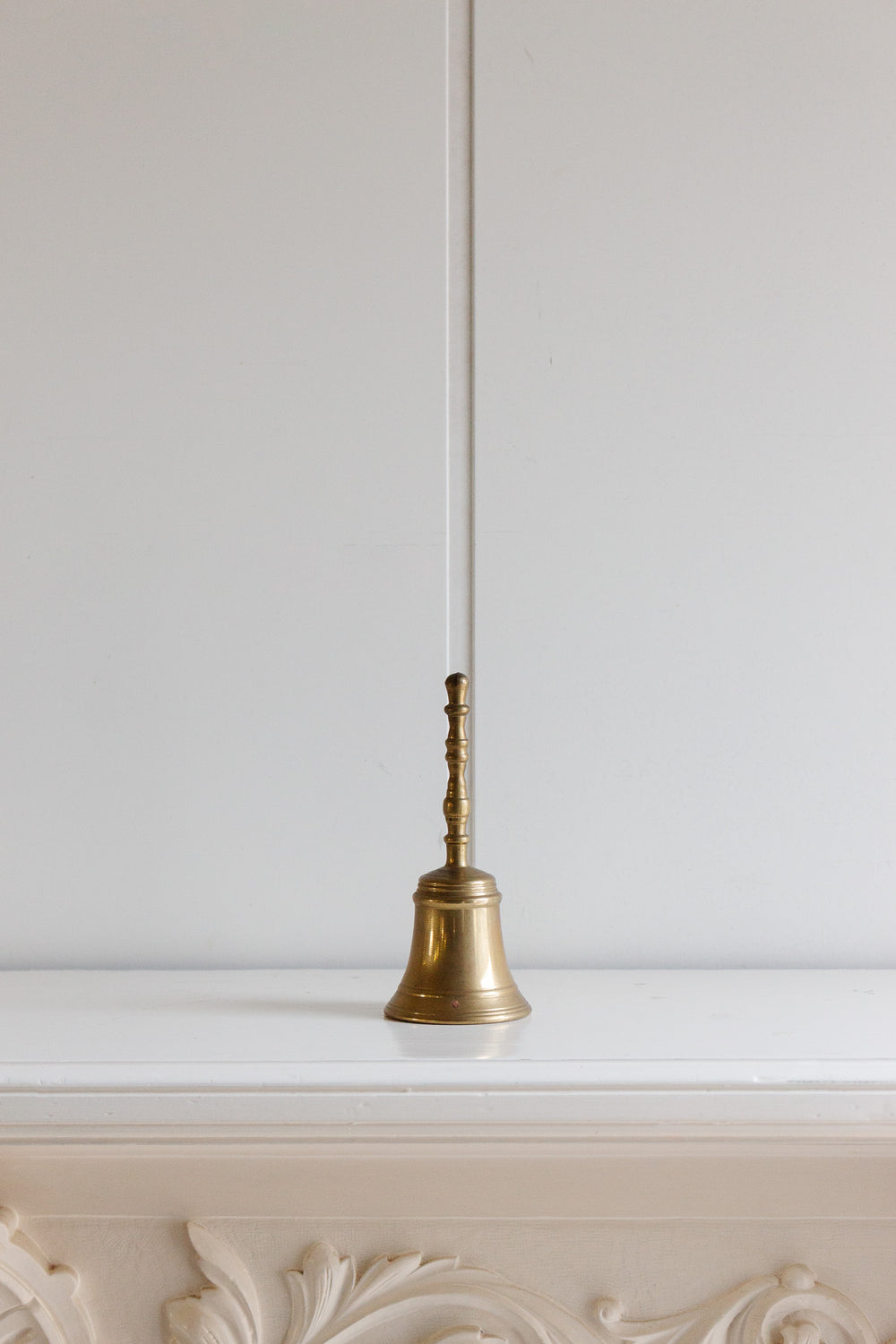 vintage french brass altar bell