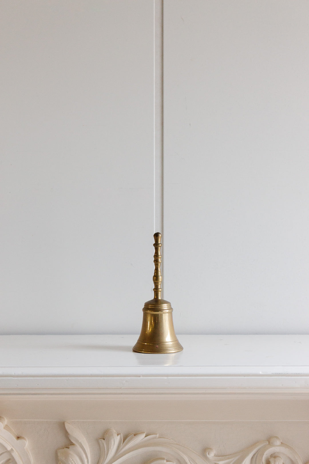 vintage french brass altar bell