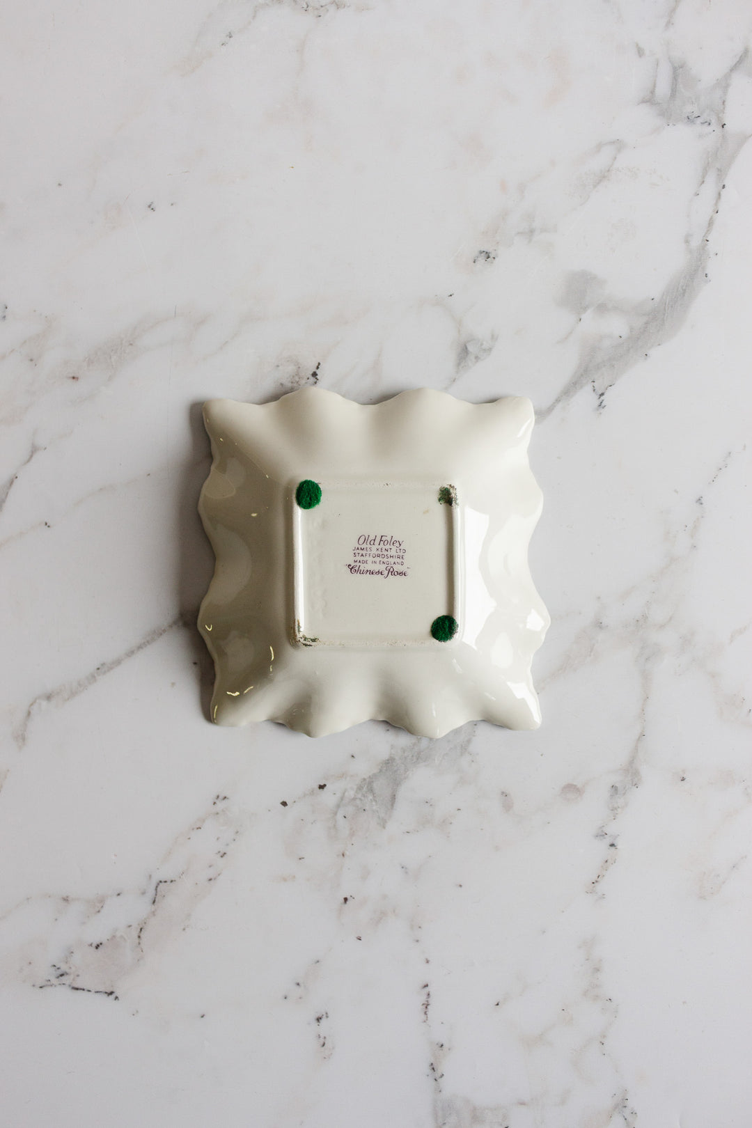 "Chinese rose" by old foley trinket dish