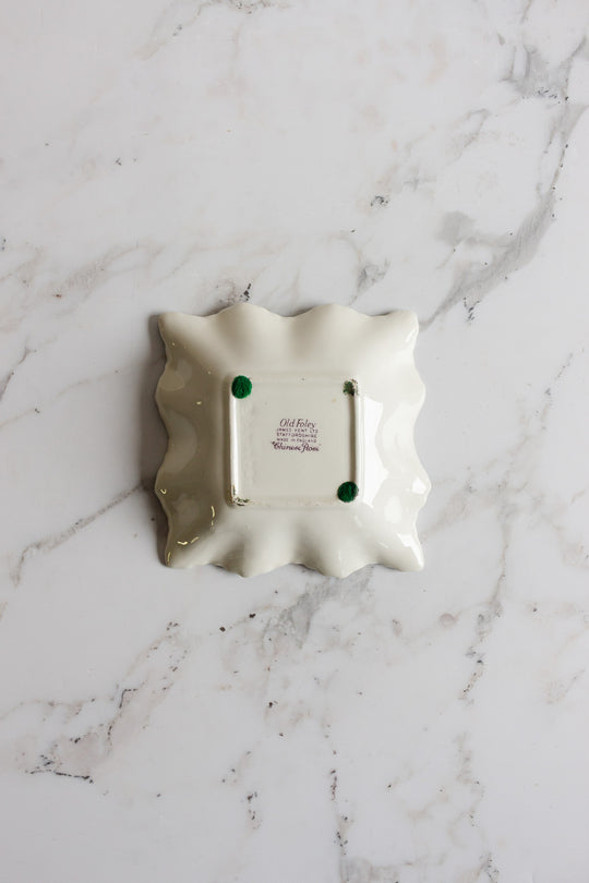 "Chinese rose" by old foley trinket dish