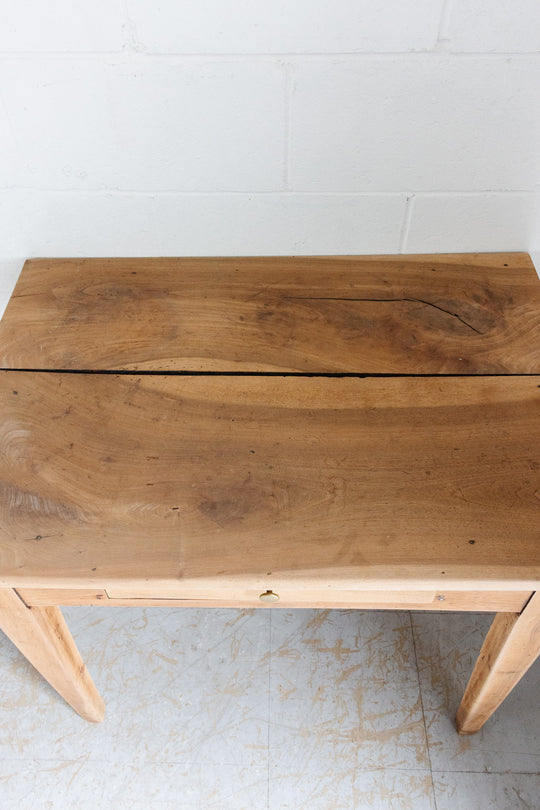turn of the century French walnut farmhouse table