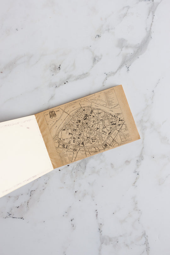 antique french 1930s Avignon postcard book
