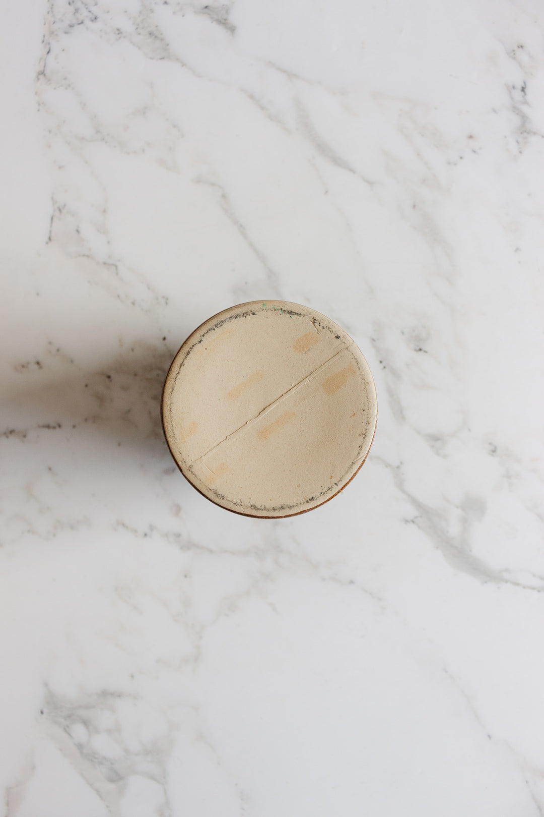 vintage french brown mustard jar