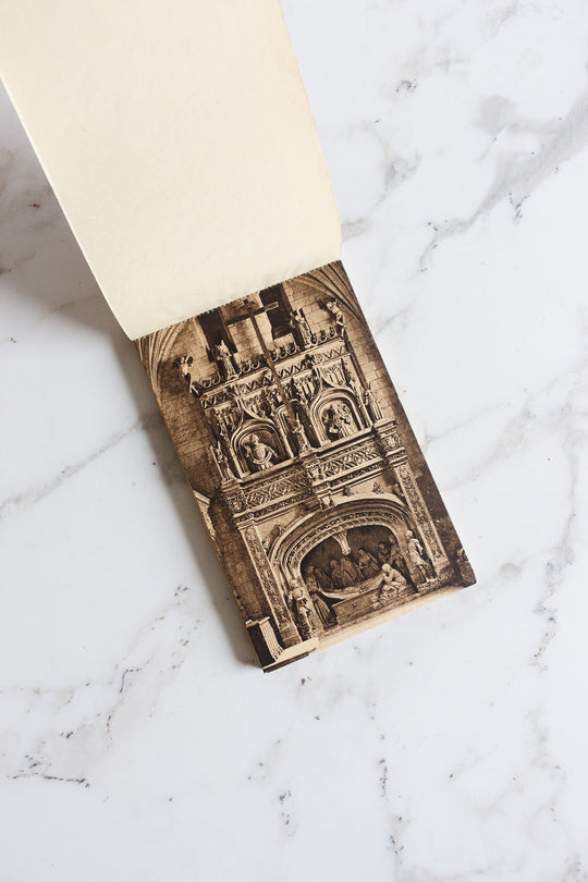 antique french 1930s Avignon postcard book