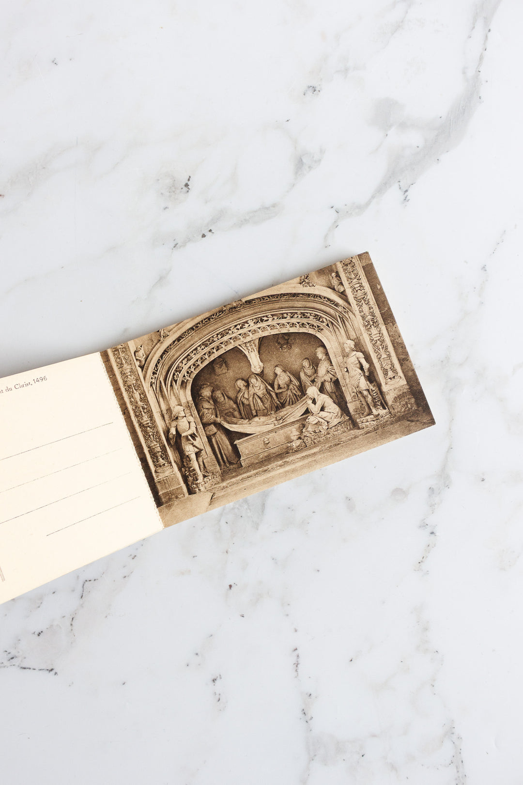 antique french 1930s Avignon postcard book