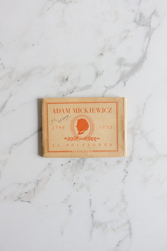 antique french 1930s Avignon postcard book