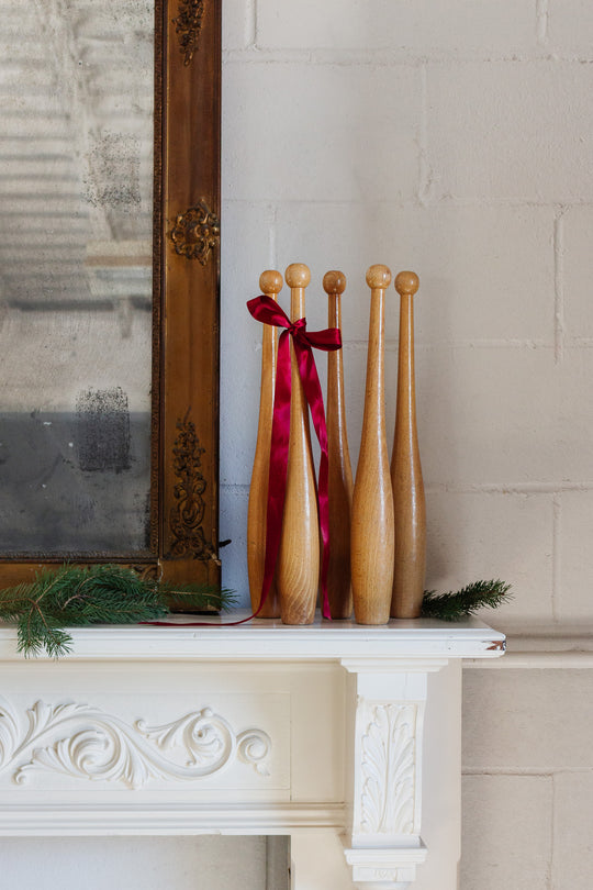 vintage French juggling pins